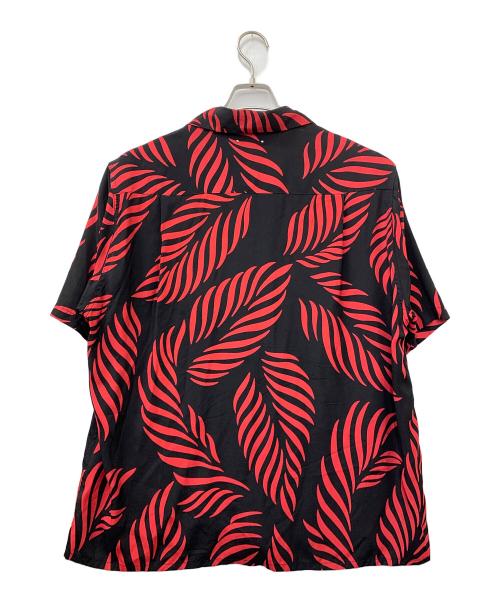 WACKO MARIA（ワコマリア）WACKO MARIA (ワコマリア) MINEDENIM (マインデニム) アロハシャツ レッド×ブラック サイズ:Lの古着・服飾アイテム