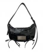 Matin Kimマーティン・キム）の古着「HALF SHIRRING RIBBON ROUND BAG IN BLACK」｜ブラック