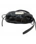 中古・古着 Matin Kim (マーティン・キム) HALF SHIRRING RIBBON ROUND BAG IN BLACK ブラック：7000円
