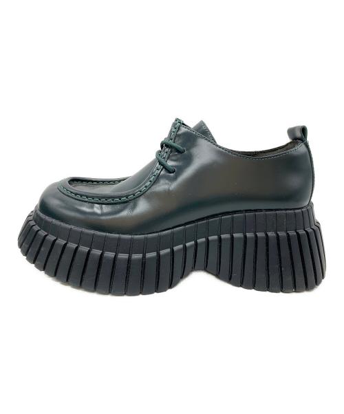 CAMPER（カンペール）CAMPER (カンペール) ビーシーエヌ フラットシューズ グリーン サイズ:38の古着・服飾アイテム