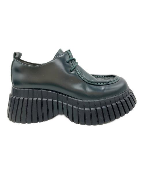 CAMPER（カンペール）CAMPER (カンペール) ビーシーエヌ フラットシューズ グリーン サイズ:38の古着・服飾アイテム