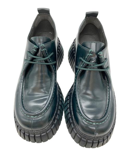 CAMPER（カンペール）CAMPER (カンペール) ビーシーエヌ フラットシューズ グリーン サイズ:38の古着・服飾アイテム
