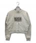 MARITHE+FRANCOIS GIRBAUD（マリテフランソワジルボー）の古着「CLASSIC LOGO CROP SWEATSHIRT」｜グレー