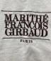 中古・古着 MARITHE+FRANCOIS GIRBAUD (マリテフランソワジルボー) CLASSIC LOGO CROP SWEATSHIRT グレー サイズ:S：4000円