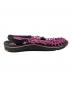 中古・古着 KEEN (キーン) サンダル ユニーク ブラック×ピンク サイズ:24.5：5000円