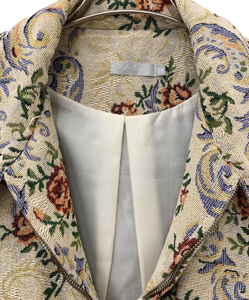 Air Tokyo（エアートウキョー）Air Tokyo (エアートウキョー) ジップアップジャケット ベージュ サイズ:Mの古着・服飾アイテム