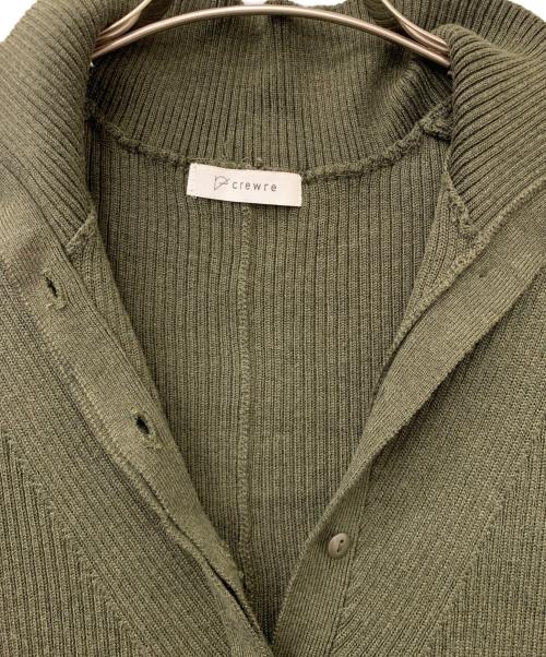 crewre（クルーレ）crewre (クルーレ) フロントフライニットワンピース カーキ サイズ:3の古着・服飾アイテム