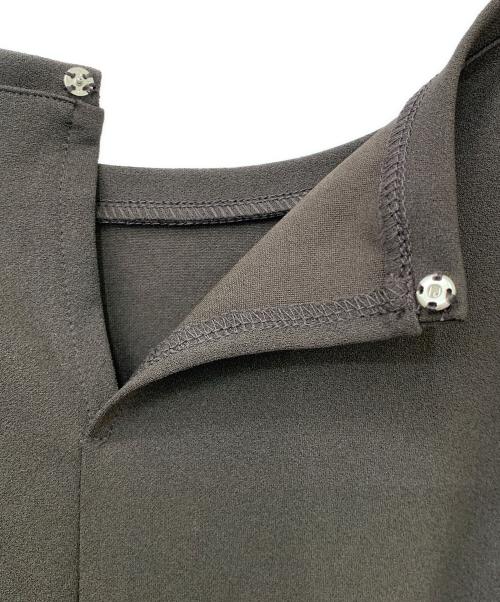 crewre（クルーレ）crewre (クルーレ) ジョーゼットシェイプワンピース ブラウン サイズ:3の古着・服飾アイテム