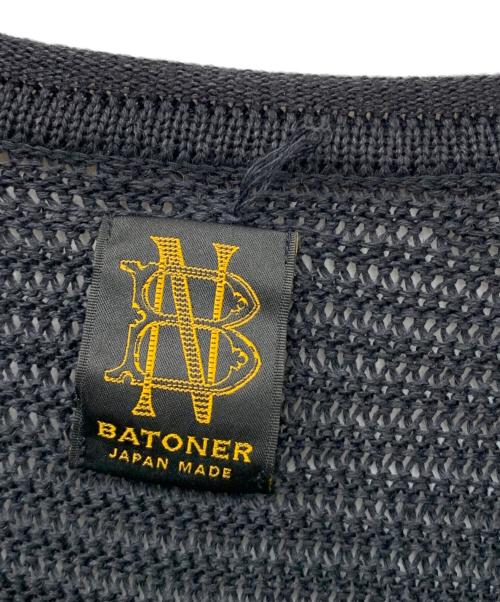 BATONER（バトナ―）BATONER (バトナ―) サマーニット ブラック サイズ:1の古着・服飾アイテム
