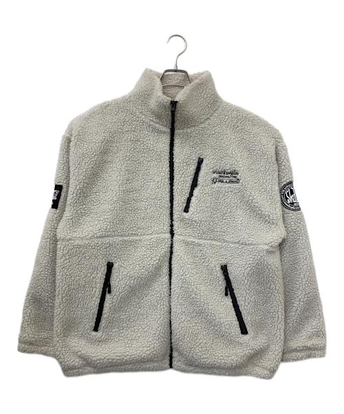 MARK GONZALES（マーク・ゴンザレス）MARK GONZALES (マーク・ゴンザレス) ボアジャケット ホワイト サイズ:Mの古着・服飾アイテム