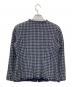 WEEKEND Max Mara (ウィークエンド マックスマーラ) ノーカラーツイードジャケット ネイビー サイズ:40：5000円