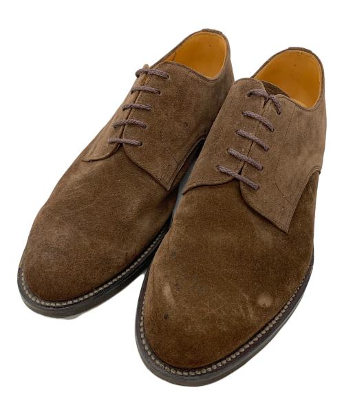 SCOTCH GRAIN（スコッチグレイン）SCOTCH GRAIN (スコッチグレイン) プレーントゥシューズ ブラウン サイズ:25 1/2の古着・服飾アイテム
