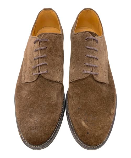 SCOTCH GRAIN（スコッチグレイン）SCOTCH GRAIN (スコッチグレイン) プレーントゥシューズ ブラウン サイズ:25 1/2の古着・服飾アイテム
