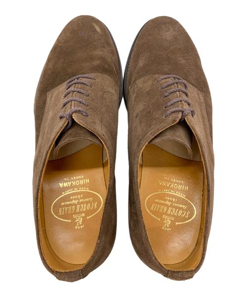 SCOTCH GRAIN（スコッチグレイン）SCOTCH GRAIN (スコッチグレイン) プレーントゥシューズ ブラウン サイズ:25 1/2の古着・服飾アイテム