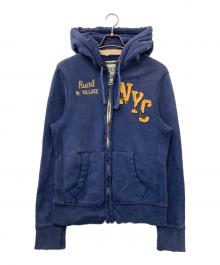 RUEHL No.925（ルール No.925）の古着「ダメージジップパーカー」｜インディゴ