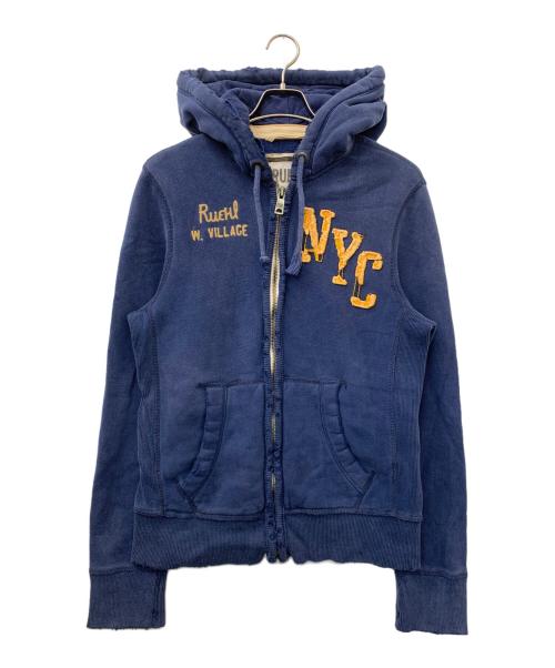 RUEHL No.925（ルール No.925）RUEHL No.925 (ルール No.925) ダメージジップパーカー インディゴ サイズ:Sの古着・服飾アイテム