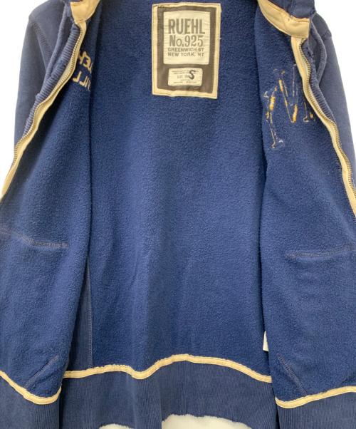 RUEHL No.925（ルール No.925）RUEHL No.925 (ルール No.925) ダメージジップパーカー インディゴ サイズ:Sの古着・服飾アイテム