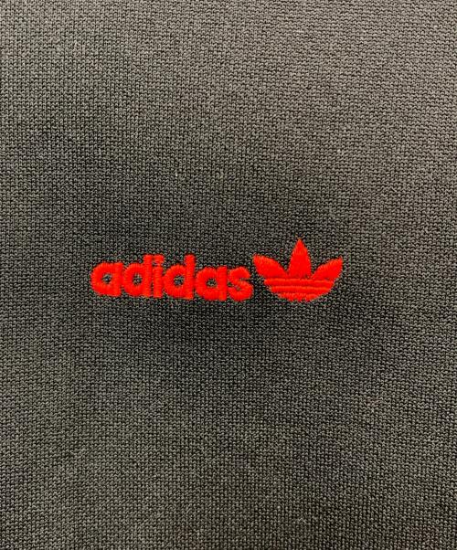 adidas（アディダス）adidas (アディダス) トラックジャケット ブラック×レッド サイズ:Mの古着・服飾アイテム