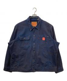 LEVI'S（リーバイス）の古着「WORKWEAR SUNRISE トラッカージャケット」｜ネイビー