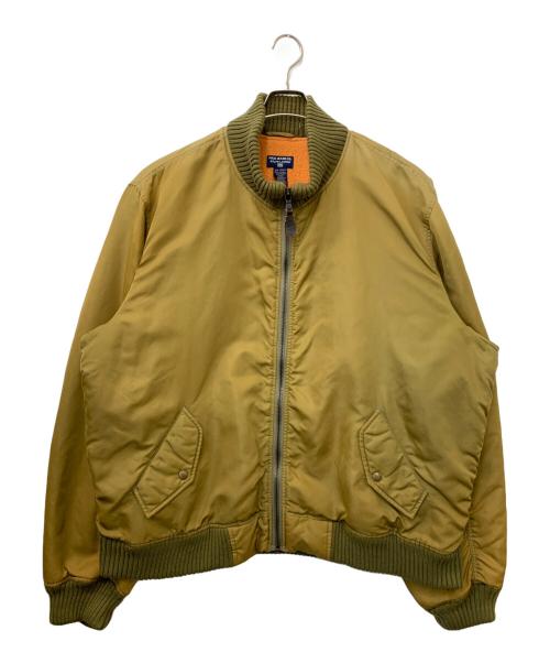 POLO JEANS（ポロジーンズ）POLO JEANS (ポロジーンズ) MA-1ジャケット カーキ サイズ:XXLの古着・服飾アイテム