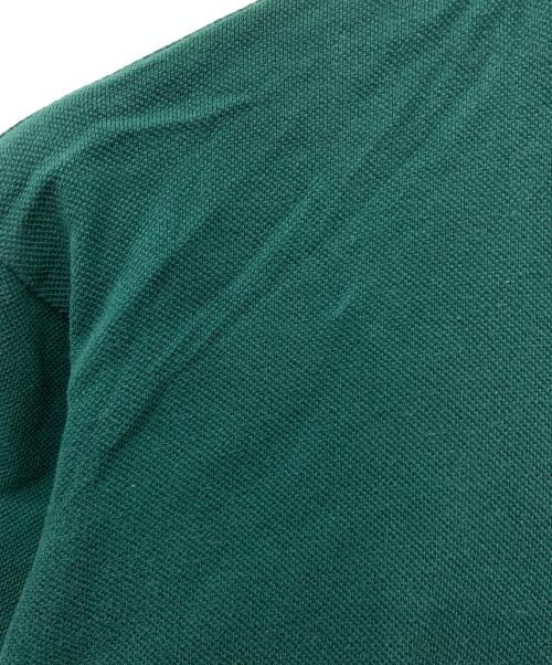 Burberry's（バーバリーズ）Burberry's (バーバリーズ) 長袖ポロシャツ グリーン サイズ:Lの古着・服飾アイテム