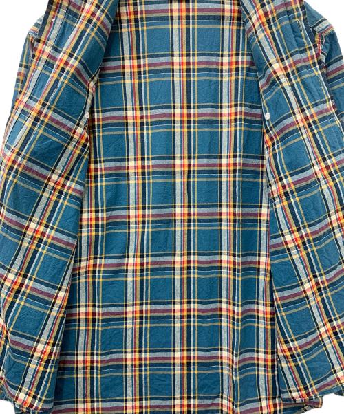 big mac（ビッグマック）BIG MAC (ビッグマック) チェックワークシャツ ブルー サイズ:Mの古着・服飾アイテム