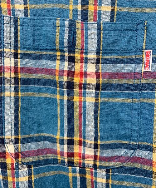 big mac（ビッグマック）BIG MAC (ビッグマック) チェックワークシャツ ブルー サイズ:Mの古着・服飾アイテム