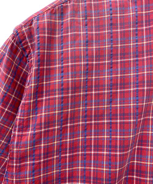 Eddie Bauer（エディーバウアー）Eddie Bauer (エディーバウアー) チェックシャツ レッド サイズ:XLの古着・服飾アイテム