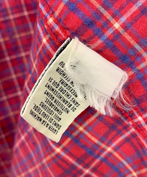 Eddie Bauer（エディーバウアー）Eddie Bauer (エディーバウアー) チェックシャツ レッド サイズ:XLの古着・服飾アイテム