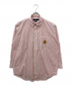 RALPH LAURENラルフローレン）の古着「ストライプシャツ」｜ピンク