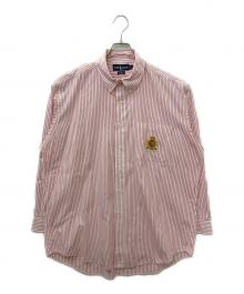 RALPH LAUREN（ラルフローレン）の古着「ストライプシャツ」｜ピンク