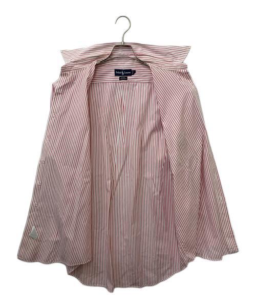 RALPH LAUREN（ラルフローレン）RALPH LAUREN (ラルフローレン) ストライプシャツ ピンク サイズ:Lの古着・服飾アイテム