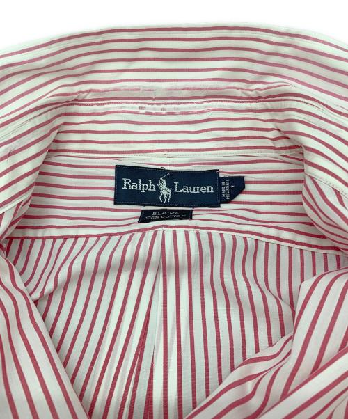RALPH LAUREN（ラルフローレン）RALPH LAUREN (ラルフローレン) ストライプシャツ ピンク サイズ:Lの古着・服飾アイテム