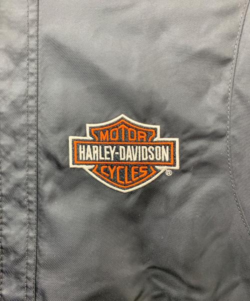 HARLEY-DAVIDSON（ハーレーダビッドソン）HARLEY-DAVIDSON (ハーレーダビッドソン) ナイロンジャケット ブラック サイズ:Mの古着・服飾アイテム