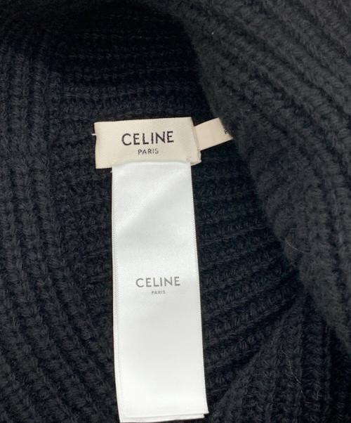 CELINE（セリーヌ）CELINE (セリーヌ) トリオンフ クロシェ バケットハット ブラックの古着・服飾アイテム