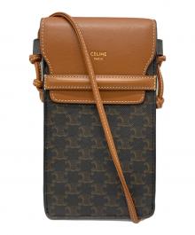 CELINE（セリーヌ）の古着「Phone Pouch」｜ブラウン
