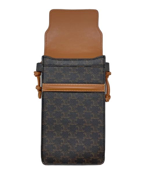 CELINE（セリーヌ）CELINE (セリーヌ) Phone Pouch ブラウンの古着・服飾アイテム