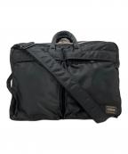 PORTERポーター）の古着「3WAY DOCUMENT BAG W zip」｜ブラック