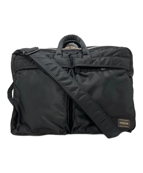 PORTER（ポーター）PORTER (ポーター) 3WAY DOCUMENT BAG W zip ブラックの古着・服飾アイテム