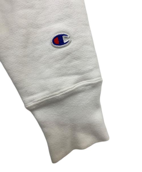 Champion（チャンピオン）Champion (チャンピオン) プルオーバーパーカー リバースウィーブ ホワイト サイズ:Mの古着・服飾アイテム