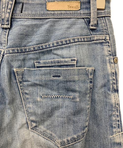 YANUK（ヤヌーク）YANUK (ヤヌーク) デニムパンツ ブルー サイズ:W24の古着・服飾アイテム