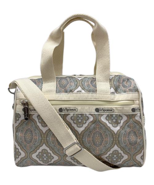 LeSportsac（レスポートサック）LeSportsac (レスポートサック) ショルダーバッグ グリーン×ベージュの古着・服飾アイテム