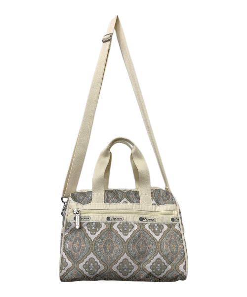 LeSportsac（レスポートサック）LeSportsac (レスポートサック) ショルダーバッグ グリーン×ベージュの古着・服飾アイテム