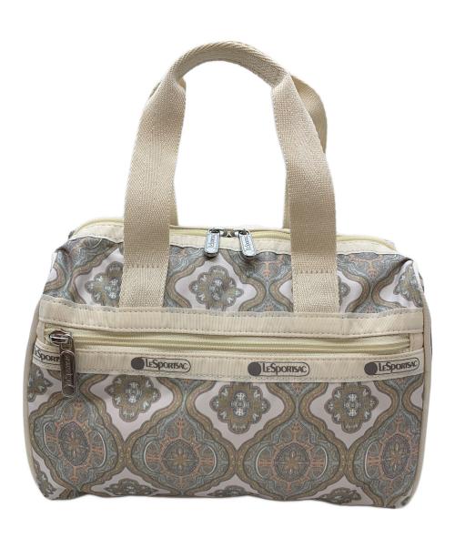 LeSportsac（レスポートサック）LeSportsac (レスポートサック) ショルダーバッグ グリーン×ベージュの古着・服飾アイテム