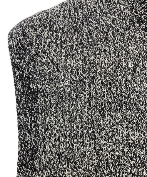 UNTITLED（アンタイトル）UNTITLED (アンタイトル) 杢調ニットベスト ブラック サイズ:44の古着・服飾アイテム