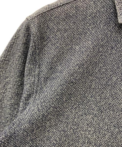 TAKEO KIKUCHI（タケオキクチ）TAKEO KIKUCHI (タケオキクチ) 尾州織ポロシャツ ネイビー サイズ:4の古着・服飾アイテム