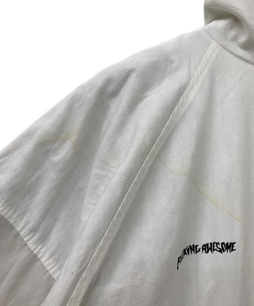 FUCKING AWESOME（ファッキンオーサム）FUCKING AWESOME (ファッキンオーサム) SHIT EVERY WHERE JACKET ホワイト サイズ:Lの古着・服飾アイテム