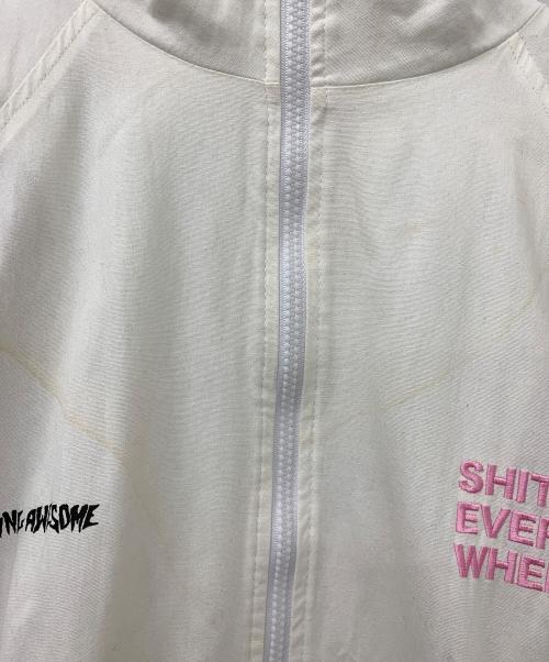 FUCKING AWESOME（ファッキンオーサム）FUCKING AWESOME (ファッキンオーサム) SHIT EVERY WHERE JACKET ホワイト サイズ:Lの古着・服飾アイテム