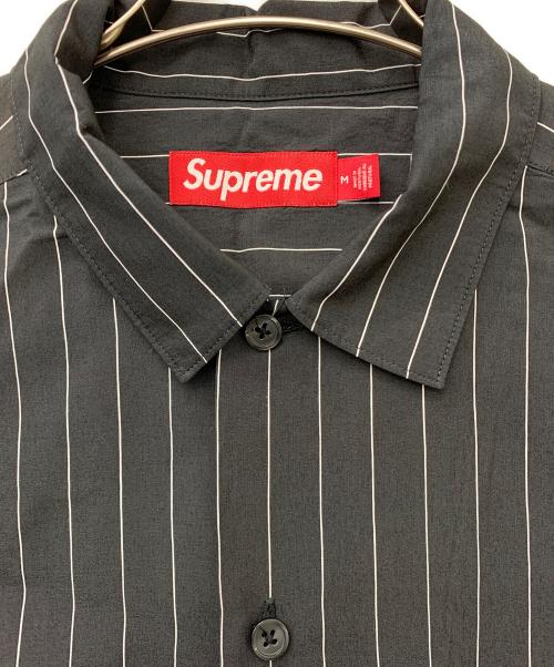 SUPREME（シュプリーム）SUPREME (シュプリーム) Stripe S/S Pajama Shirt ブラック サイズ:Mの古着・服飾アイテム