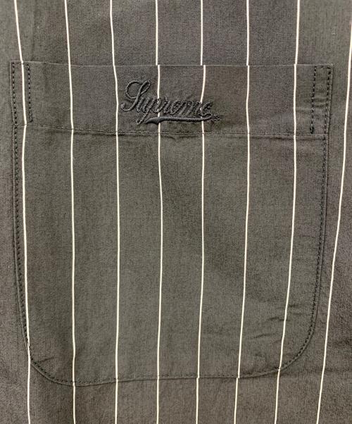 SUPREME（シュプリーム）SUPREME (シュプリーム) Stripe S/S Pajama Shirt ブラック サイズ:Mの古着・服飾アイテム